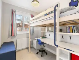 Stylish and spacious family home with off-street parking for two cars and a superb 21-meter-long…