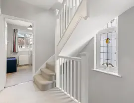 Stylish and spacious family home with off-street parking for two cars and a superb 21-meter-long…