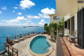 Rarely available direct waterfront 2BD/2BA