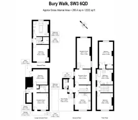 An absolutely charming four-bedroom house with a very private terrace, garden, and basement apartment, ideal in…