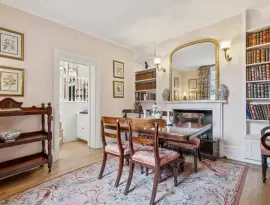 An absolutely charming four-bedroom house with a very private terrace, garden, and basement apartment, ideal in…