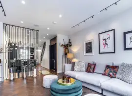 An impressive house with a garden and roof terrace on Battersea Church Road