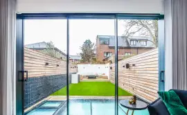 An impressive house with a garden and roof terrace on Battersea Church Road