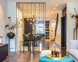 An impressive house with a garden and roof terrace on Battersea Church Road