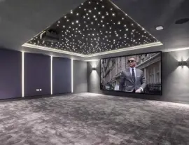 A state-of-the-art new building in a quiet cul-de-sac with spacious side living areas, outstanding design quality and