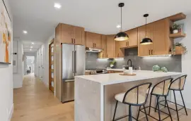 Stunning new renovation delivered vacant.