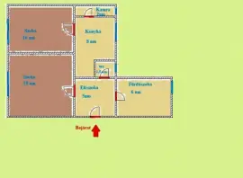 XIII. Kerület, Dráva utca, 57 m2-es, társasházi lakás, 2 szobás