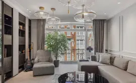 Stylish three-bedroom apartment with balcony in the heart of Knightsbridge