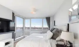 Luxury two-level full-service apartment